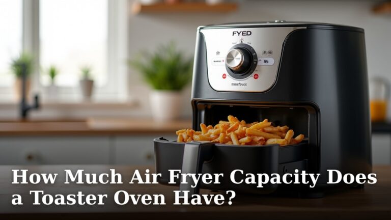 How Much Air Fryer Capacity Does a Toaster Oven Have?