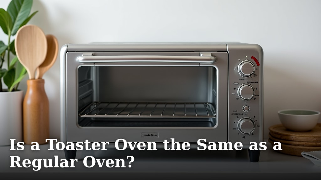 Is a Toaster Oven the Same as a Regular Oven?