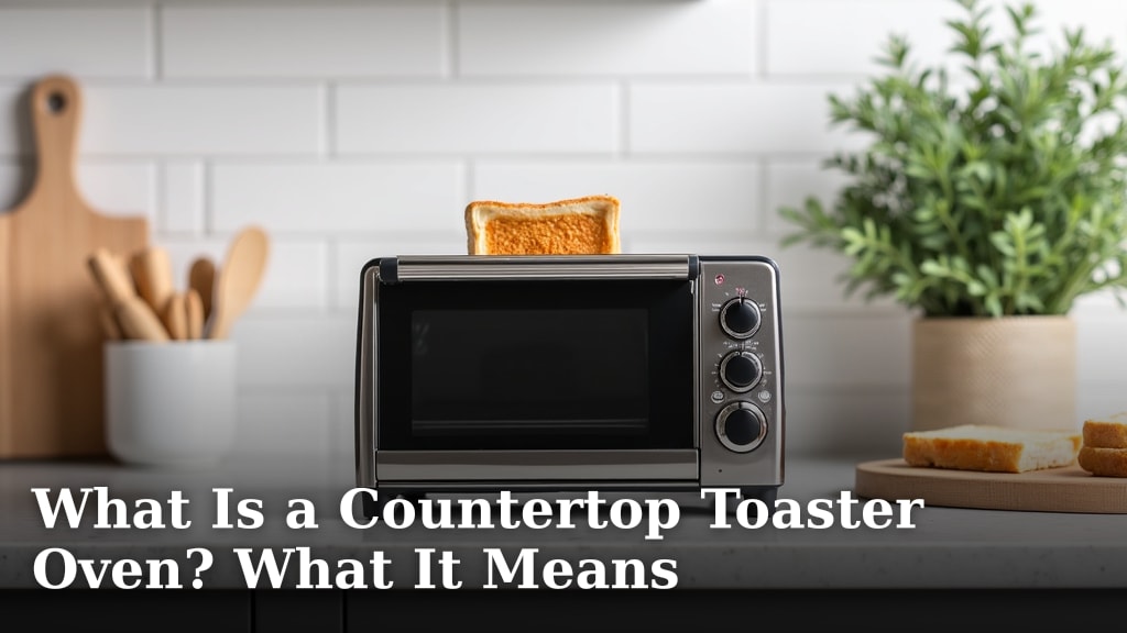 What Is a Countertop Toaster Oven? What It Means