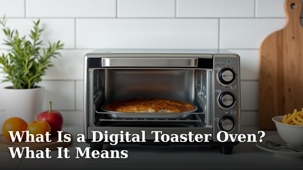 What Is a Digital Toaster Oven? What It Means