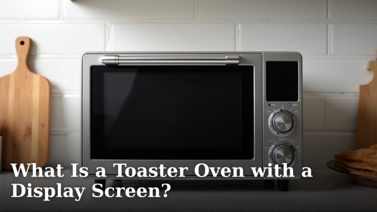 What Is a Toaster Oven with a Display Screen?